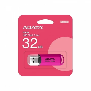 ADATA USB 2.0 PENDRIVE CLASSIC C906 32GB RÓZSASZÍN
