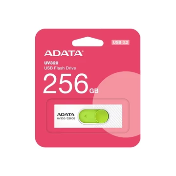 ADATA UV320 USB 3.1 PENDRIVE 256GB FEHÉR/ZÖLD