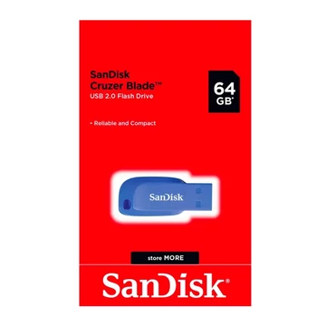 SANDISK USB 2.0 CRUZER BLADE PENDRIVE 64GB KÉK