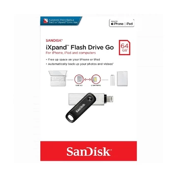 SANDISK FLASH DRIVE GO IXPAND USB 3.0 iPAD/iPHONE/APPLE LIGHTING 64GB