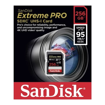 SANDISK EXTREME PRO SDXC 256GB CLASS 10 V90 UHS-II U3 300/260 MB/s