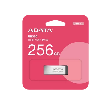ADATA UR350 USB 3.2 GEN 1 FÉMHÁZAS PENDRIVE 256GB FEKETE