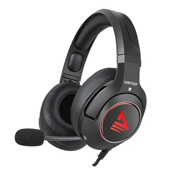 SAVIO VERTIGO 7.1 SURROUND GAMING FEJHALLGATÓ/HEADSET FEKETE/PIROS