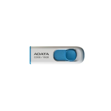 ADATA USB 2.0 PENDRIVE CLASSIC C008 16GB FEHÉR/KÉK