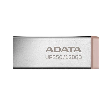 ADATA UR350 USB 3.2 GEN 1 FÉMHÁZAS PENDRIVE 128GB BARNA