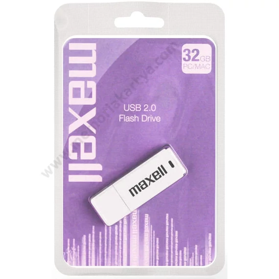 Maxell White 32GB Pendrive USB 2.0