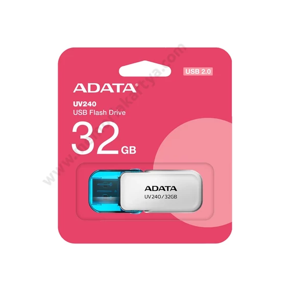 ADATA UV240 USB 2.0 PENDRIVE 32GB FEHÉR