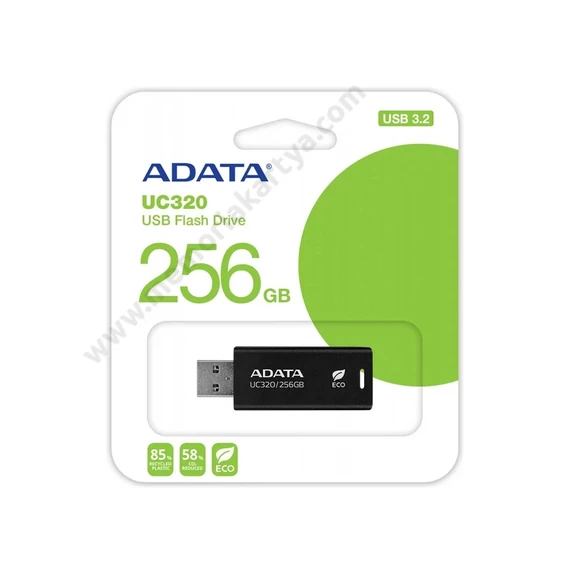 ADATA UC320 USB 3.2 GEN 1 PENDRIVE 256GB FEKETE (100 MB/s)