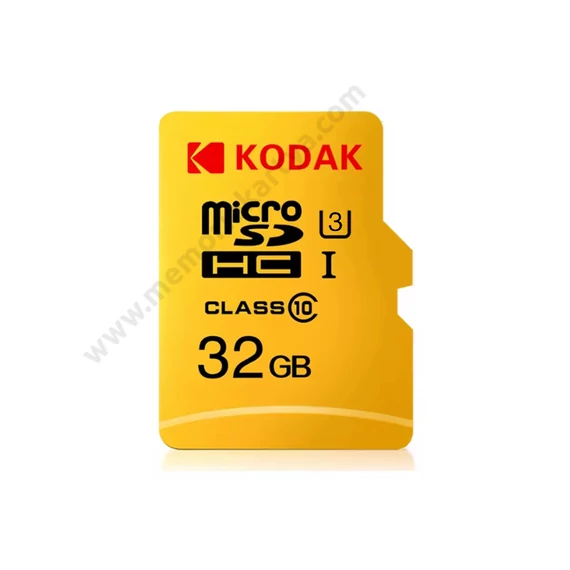 KODAK ULTRA YELLOW MICRO SDHC 32GB CLASS 10 UHS-I U3 A1 V30 100/80 MB/s