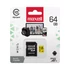 Kép 1/2 - Maxell YELLOW 64GB Micro SDHC + adapter Class 10 (80 MB/s)