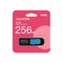 Kép 1/3 - ADATA USB 3.2 DASHDRIVE CLASSIC UV128 256GB FEKETE/KÉK