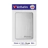 Kép 1/6 - VERBATIM STORE N GO ALU SLIM 2,5 COL USB 3.2 KÜLSŐ MEREVLEMEZ 1TB EZÜST