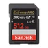 Kép 2/3 - SANDISK EXTREME PRO SDXC 512GB CLASS 10 UHS-I U3 V30 200/140 MB/s