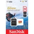 Kép 1/2 - SANDISK EXTREME ACTION MICRO SDHC 32GB + ADAPTER CLASS 10 UHS-I U3 A1 V30 100/60 MB/s